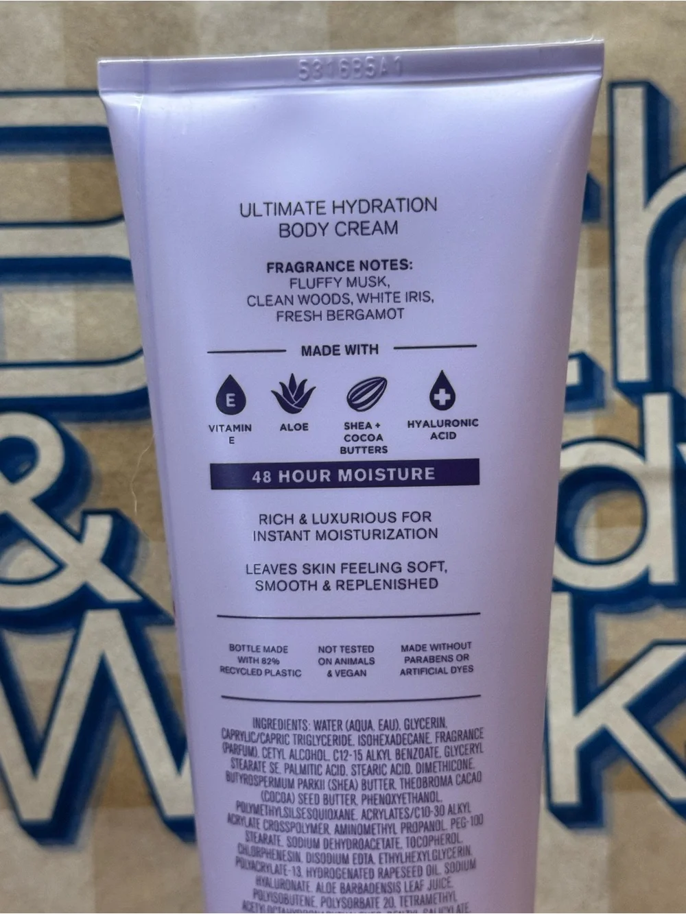 NEW B&BW Lovely Dreamer body cream with 48 hour moisture